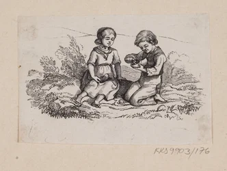 Illustration til "Ib og lille Christine" i H.C. Andersen, "Eventyr og Historier", Bind 2