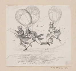 Illustration til "Om Aartusinder" i H.C. Andersen, "Eventyr og Historier", Bind 2