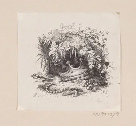 Illustration til "Prindsessen paa Ærten" i H.C. Andersen, "Eventyr og Historier", Bind 1