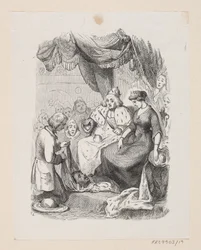Illustration til "Reisekammeraten" i H.C. Andersen, "Eventyr og Historier", Bind 1