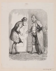 Illustration til "Reisekammeraten" i H.C. Andersen, "Eventyr og Historier", Bind 1