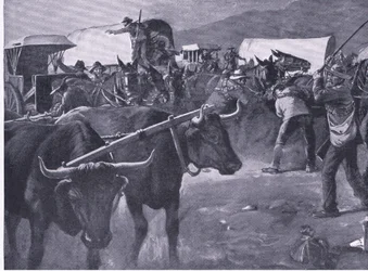 En hasteinspektør, illustration fra Efter Pretoria: Guerillakrigen, 1902