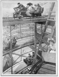 Spiraljernbanen på den fransk-britiske udstilling, 1908