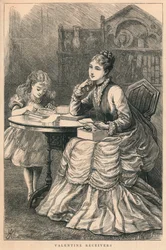Valentinsmodtagere, 1875.
