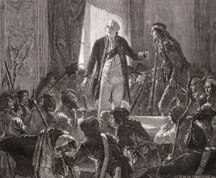 Kong Ludvig XVI (1754-93) Drikke til nationens sundhed, 20. juni 1792