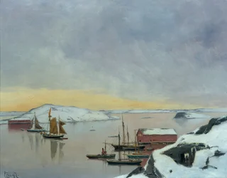 Både i havnen