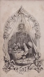 Samuel Pickwick og Alfred Jingle, illustration fra Charles Dickens