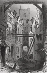 Tom helt alene, illustration fra 