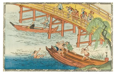 6. månemåned (Rokugatsu) fra serien The Twelve Months, ca. 1830-1839 (træsnit på papir)