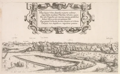 Panoramaudsigt over Nürnberg: Venstre del