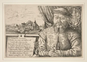 Portræt af Hieronymous Schurstab (1512-efter 1554)