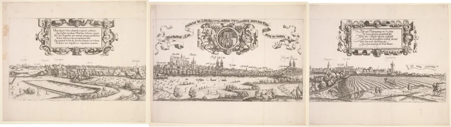 Panoramaudsigt over Nürnberg, 1552.