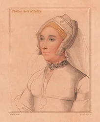 Catherine Brandon, hertuginde af Suffolk., 1812 (gravering)