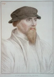 Portræt af John Gaye (d.1557) graveret af Francesco Bartolozzi (1727-1815) 1796 (gravering)