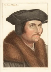 Sir Thomas More, Lord Chancellor for Kong Henry VIII., 1812 (gravering)