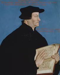 Portræt af Huldrych Zwingli (1848-1531)