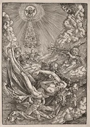 Kristus båret til himlen af engle, ca. 1515-1517.