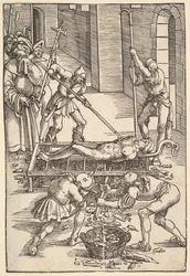Martyrium af St. Lawrence, ca. 1505.