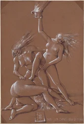 Nytårshilsen med tre hekse, 1514