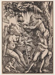 De tre skæbnegudinder Lachesis, Atropos og Klotho