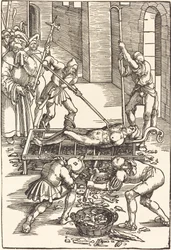 Saint Lawrences martyrium
