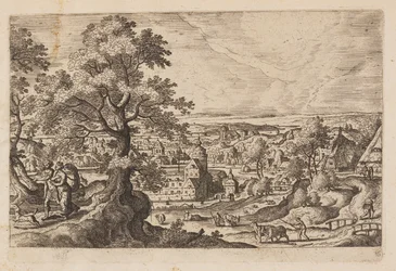 Planche 16, fra Landskaber med scener fra Det Gamle og Det Nye Testamente og Ovids Metamorfoser