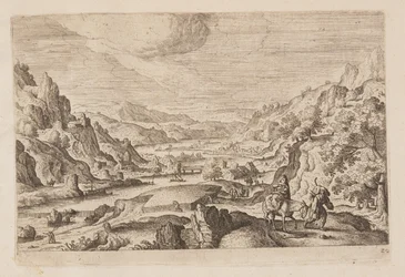Planche 20, fra Landskaber med scener fra Det Gamle og Det Nye Testamente og Ovids Metamorfoser