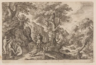 Planche 29, fra Landskaber med scener fra Det Gamle og Det Nye Testamente og Ovids Metamorfoser