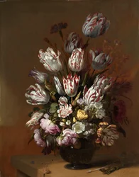 Blomsterstilleben Stilleben med blomster