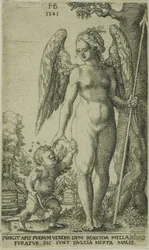 Amor, der bringer og honeycomb til Venus