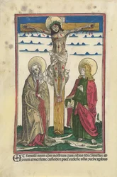 Kristus på korset med Jomfruen og Sankt Johannes