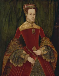 Portræt af Mary Fitzalan, hertuginde af Norfolk