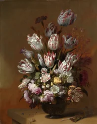 Stilleben med blomster, 1639.