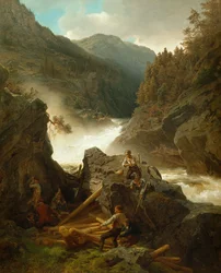 Rukkedals å, Nes i Hallingdal