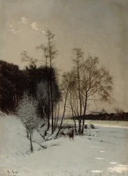 En vinterudsigt i Posen, 1887