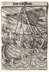 Dødedansen: Sømanden, ca. 1526.