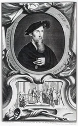 Edward Seymour, 1. hertug af Somerset graveret af Jacobus Houbraken, 1738