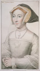 Jane Seymour (ca. 1509-37) graveret af Francesco Bartolozzi (1727-1815)