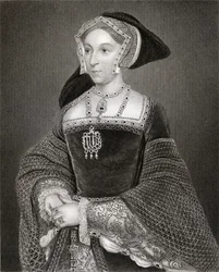 Portræt af Jane Seymour (ca.1509-37) fra "Lodge