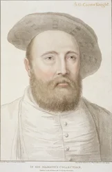 Sir George Carew (f.c.1514) graveret af Francesco Bartolozzi (1727-1815), 1795