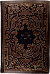 Indbinding af samlingen "" Historier om Aristoteles og Theophrasti""" tegnet af Hans Holbein den Yngre (1497-1543) 1534 Paris, dekorativ kunst