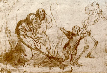 Studie for barnet i Dødedansen, 1913