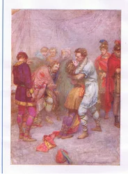 Hvorfor smed du din gifte dame fra dig? (Cymbeline), fra The Complete Works of Shakespeare udgivet af George Harrap & Co Ltd, 1920