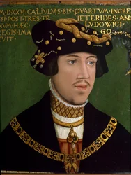 Portræt af Ludvig II af Ungarn