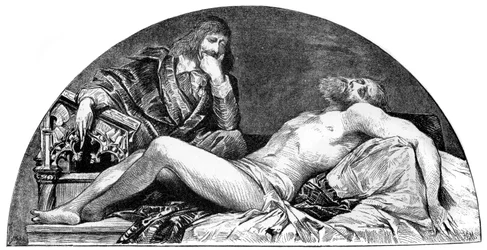 Joseph Ribera, spansk kunstner aktiv i Italien, c1880-1882.