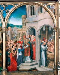 St Ursula-helligdommen, Ankomst til Rom, 1489