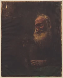 Gamle Schøtt med hunden