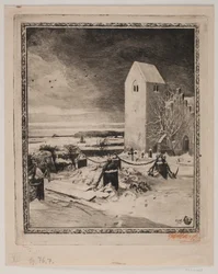 Højt på en gren. VI. Kirkegården