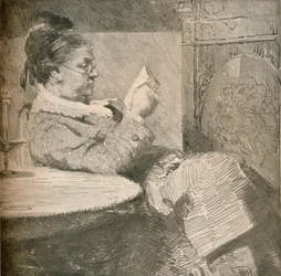 Portræt af kunstnerens mor, c1912