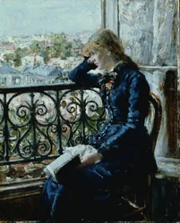Ved vinduet, 1881
